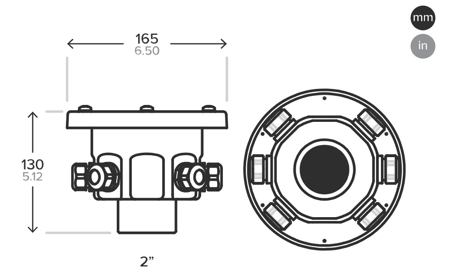 Drawing of JT fountain Cable Inlet